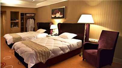 اتاق دو تخته تویین هتل بزرگ شیراز